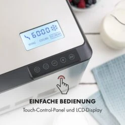 Dolce Bacio Eiscremebereiter Kompressor 2l LCD-Display Touch Edelstahl -Einrichtungsgeschäft 10032322 de 0006 logo