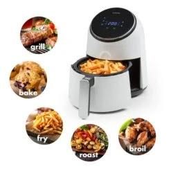 AirVital Heißluftfritteuse 1300W 2,5l CeraPlus-Antihaft Touch Weiß -Einrichtungsgeschäft 10032331 yy 0003 logo Klarstein AirVital Heissluftfritteuse 1300W weiss