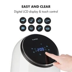 AirVital Heißluftfritteuse 1300W 2,5l CeraPlus-Antihaft Touch Weiß -Einrichtungsgeschäft 10032331 yy 0005 logo Klarstein AirVital Heissluftfritteuse 1300W weiss