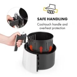 AirVital Heißluftfritteuse 1300W 2,5l CeraPlus-Antihaft Touch Weiß -Einrichtungsgeschäft 10032331 yy 0008 logo Klarstein AirVital Heissluftfritteuse 1300W weiss