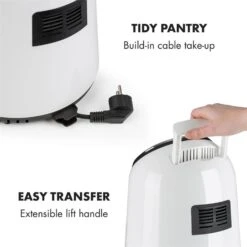 AirVital Heißluftfritteuse 1300W 2,5l CeraPlus-Antihaft Touch Weiß -Einrichtungsgeschäft 10032331 yy 0009 logo Klarstein AirVital Heissluftfritteuse 1300W weiss