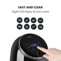 AirVital Heißluftfritteuse 1300W 2,5l CeraPlus-Antihaft Touch Schwarz 12 AirVital Heißluftfritteuse 1300W 2,5l CeraPlus-Antihaft Touch Schwarz -Einrichtungsgeschäft 10032332 yy 0005 logo Klarstein AirVital Heissluftfritteuse 1300W schwarz