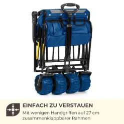 Easy Rider Bollerwagen Bis 70kg Teleskopstange Zusammenklappbar Blau -Einrichtungsgeschäft 10032542 de 0007 logo