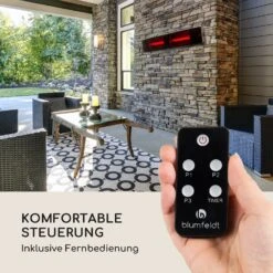 Phantom Plus Heizstrahler Aluminium 800/1200/2400W Fernbedienung Grau -Einrichtungsgeschäft 10032560 de 0008 logo