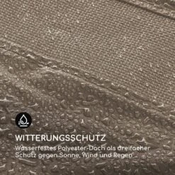 Senator Lounge Gartenliege 188x208x205cm Sonnendach Polyester Stahl -Einrichtungsgeschäft 10032569 de 0006 logo