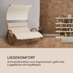 Mauritius Schwingliege Mit Dach ComfortMesh 180kg Max.wetterfest Creme -Einrichtungsgeschäft 10032587 de 0005 logo