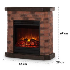 Villach Elektrischer Kamin 1800W Steindekor Polystone Fernbedienung -Einrichtungsgeschäft 10032595 yy 0009 logo