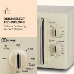 Caroline Mikrowellen-Grill 20 Ltr 700 W / 1000 W Ø 25,5cm Retro -Einrichtungsgeschäft 10032641 de 0004 logo