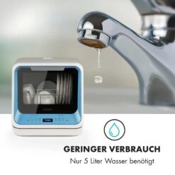 Amazonia Mini Geschirrspülmaschine 6 Programme LED-Display -Einrichtungsgeschäft 10032678 de 0006 logo