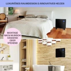 Norderney Konvektions-Heizgerät Thermostat Timer 1000W 20m² -Einrichtungsgeschäft 10032787 de 0007 usp