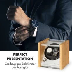 Hanoi 2 Uhrenbeweger, 2 Uhren, 3 Geschwindigkeiten, 4 Modi, Bambus -Einrichtungsgeschäft 10032797 de 0002 logo