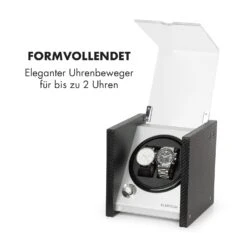 Tokyo 2 Uhrenbeweger, 2 Uhren, 3 Geschwindigkeiten, 4 Modi, Schwarz -Einrichtungsgeschäft 10032799 de 0003 logo