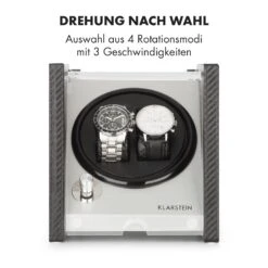 Tokyo 2 Uhrenbeweger, 2 Uhren, 3 Geschwindigkeiten, 4 Modi, Schwarz -Einrichtungsgeschäft 10032799 de 0004 logo