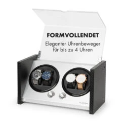 Tokyo 4 Uhrenbeweger, 4 Uhren, 3 Geschwindigkeiten, 4 Modi, Schwarz -Einrichtungsgeschäft 10032800 de 0003 logo