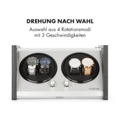 Tokyo 4 Uhrenbeweger, 4 Uhren, 3 Geschwindigkeiten, 4 Modi, Schwarz -Einrichtungsgeschäft 10032800 de 0004 logo