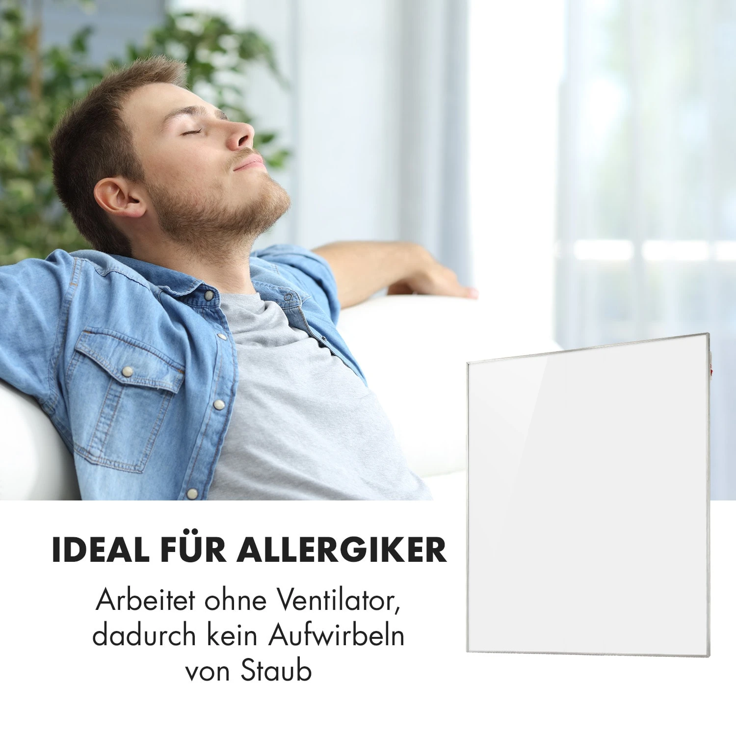 Wonderwall Smart Infrarotheizung 100x120cm App 1200W Wochentimer IP24 7 Wonderwall Smart Infrarotheizung 100x120cm App 1200W Wochentimer IP24 – Bild 7
