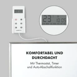 Wonderwall 120 Infrarotheizung 120x100cm 1200W Timer IP24 -Einrichtungsgeschäft 10032816 de 0006 logo