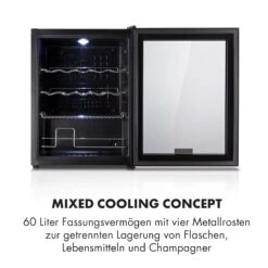 Beersafe XL Onyx Kühlschrank 60 Liter 4 Böden Panoramaglastür -Einrichtungsgeschäft 10032871 de 0004 logo