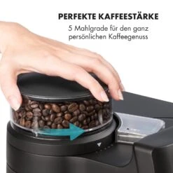 Aromatica II Set Kaffeemaschine, Mahlwerk, 1,25 L, Schwarz -Einrichtungsgeschäft 10032874 de 0006 logo