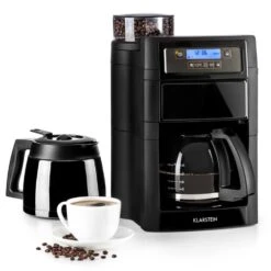 Aromatica II Set Kaffeemaschine, Mahlwerk, 1,25 L, Schwarz