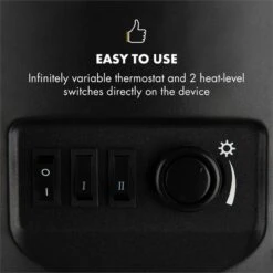 Brixen Elektrischer Kamin 900/1800W InstaFire Thermostat Schwarz -Einrichtungsgeschäft 10032891 yy 0004 logo Klarstein Brixen Elektrischer Kamin schwarz