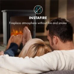 Meran Elektrischer Kamin 950/1850W 2-stufige Heizung Gusseisen-Stil 14 Meran Elektrischer Kamin 950/1850W 2-stufige Heizung Gusseisen-Stil -Einrichtungsgeschäft 10032893 yy 0003 logo Klarstein Meran Elektrischer Kamin schwarz