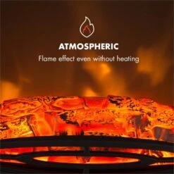 Meran Elektrischer Kamin 950/1850W 2-stufige Heizung Gusseisen-Stil 16 Meran Elektrischer Kamin 950/1850W 2-stufige Heizung Gusseisen-Stil -Einrichtungsgeschäft 10032893 yy 0005 logo Klarstein Meran Elektrischer Kamin schwarz