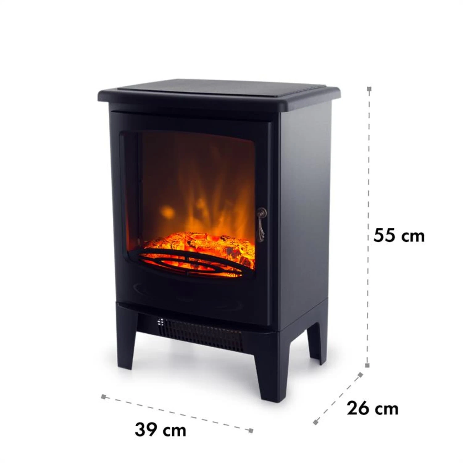 Meran Elektrischer Kamin 950/1850W 2-stufige Heizung Gusseisen-Stil 7 Meran Elektrischer Kamin 950/1850W 2-stufige Heizung Gusseisen-Stil – Bild 7