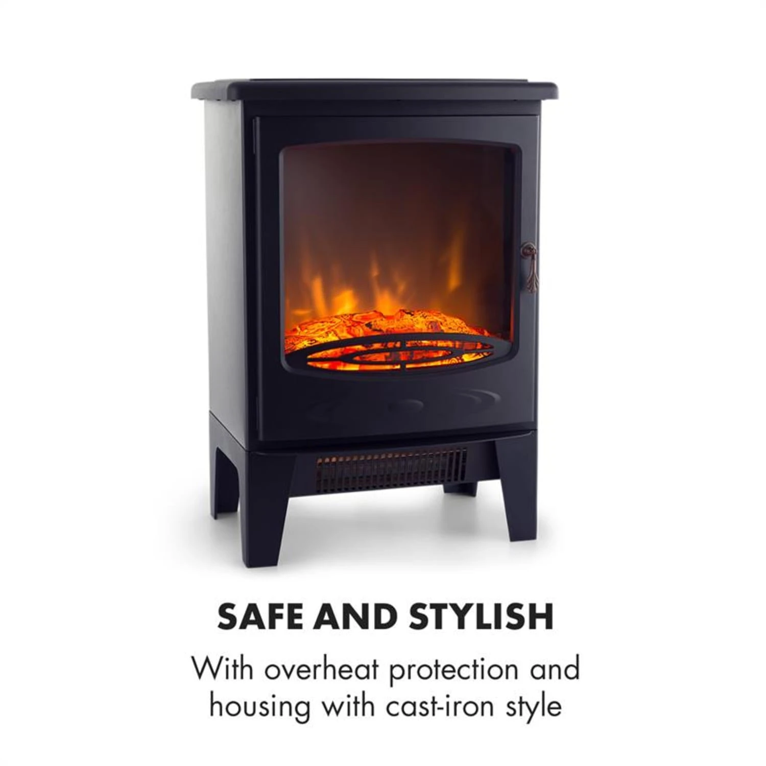 Meran Elektrischer Kamin 950/1850W 2-stufige Heizung Gusseisen-Stil 12 Meran Elektrischer Kamin 950/1850W 2-stufige Heizung Gusseisen-Stil – Bild 12