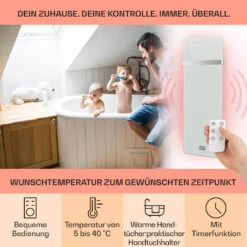 Hot Spot Crystal IR Heizpanel 45x120cm 17m² 850W 5-40°C LED IP24 -Einrichtungsgeschäft 10032942 de 0003 usp