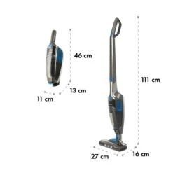 TurboHybrid Staubsauger Boden- Und Handstaubsauger Anthrazit/blau -Einrichtungsgeschäft 10032945 yy 0010 logo Klarstein TurboHybrid Staubsauger anthrazit blau