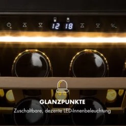Barossa 77 Duo Weinkühlschrank 2 Zonen 191 L 77 Fl. Touch LED Schwarz 17 Barossa 77 Duo Weinkühlschrank 2 Zonen 191 L 77 Fl. Touch LED Schwarz -Einrichtungsgeschäft 10032963 de 0008 logo