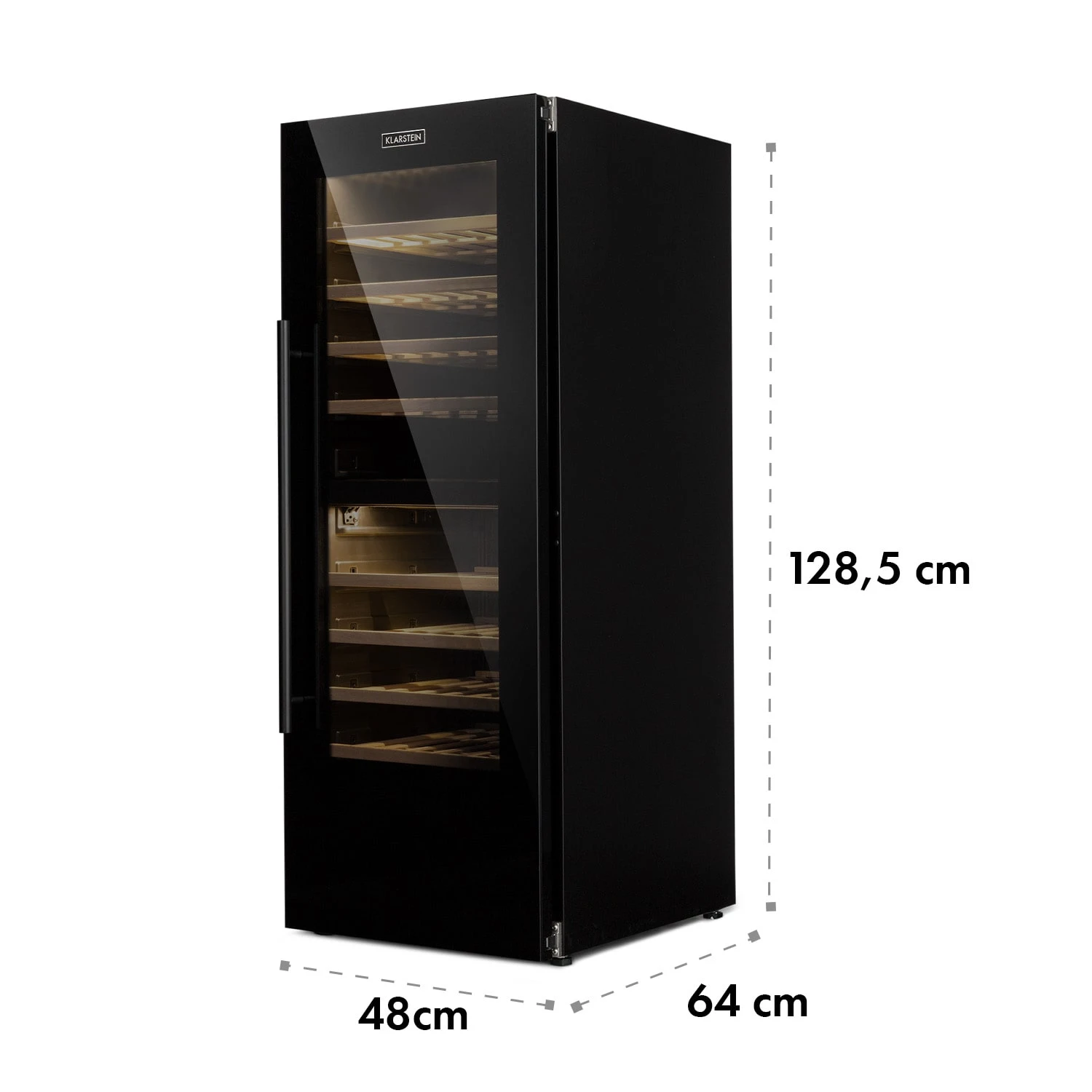 Barossa 77 Duo Weinkühlschrank 2 Zonen 191 L 77 Fl. Touch LED Schwarz 9 Barossa 77 Duo Weinkühlschrank 2 Zonen 191 L 77 Fl. Touch LED Schwarz – Bild 9