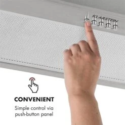 Down Under Dunstabzugshaube Einbau 60cm Abluft: 590 M³/h LED Edelstahl -Einrichtungsgeschäft 10032975 uk 0005 logo Klarstein Down Under Dunstabzugshaube Einbau 60cm