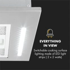 Down Under Dunstabzugshaube Einbau 60cm Abluft: 590 M³/h LED Edelstahl -Einrichtungsgeschäft 10032975 uk 0006 logo Klarstein Down Under Dunstabzugshaube Einbau 60cm