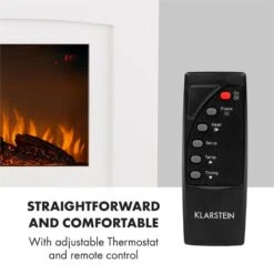 Aosta Light & Fire Elektrischer Kamin 1000/2000W Fernbedienung -Einrichtungsgeschäft 10033000 yy 0003 logo Klarstein Aosta Light Fire Elektrischer Kamin