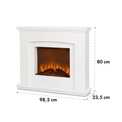 Aosta Light & Fire Elektrischer Kamin 1000/2000W Fernbedienung -Einrichtungsgeschäft 10033000 yy 0009 logo Klarstein Aosta Light Fire Elektrischer Kamin