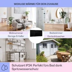 Hot Spot Slimcurve Heizgerät 80x40cm 40m² 2000W 5-40°C LED IP24 -Einrichtungsgeschäft 10033017 de 0005 usp