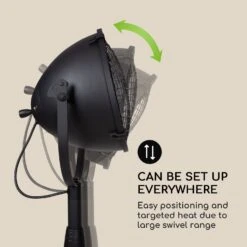 Heatspot Terrassenheizstrahler 900/1200/2100 W IR ComfortHeat -Einrichtungsgeschäft 10033104 uk 0006 logo Blumfeldt Heatspot Terrassenheizstrahler schwarz reedit V2