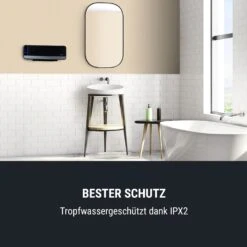 Wallkyrie Wandheizgerät 1000W/2000W 10 - 49 °C Thermostat Schwarz -Einrichtungsgeschäft 10033139 de 0006 logo