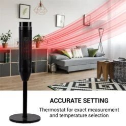 Heat Spike Turmheizgerät 1200/2200W 8h-Timer Thermostat Schwarz 14 Heat Spike Turmheizgerät 1200/2200W 8h-Timer Thermostat Schwarz -Einrichtungsgeschäft 10033141 yy 0007 logo oneConcept Heat Spike Turmheizgeraet schwarz