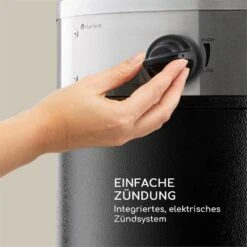 Goldflame Deluxe Terrassenheizstrahler 36.000BTU/11kW Mobil Edelstahl 12 Goldflame Deluxe Terrassenheizstrahler 36.000BTU/11kW Mobil Edelstahl -Einrichtungsgeschäft 10033278 yy 0004 logo Blumfeldt Goldflame Deluxe Heizstrahler schwarz