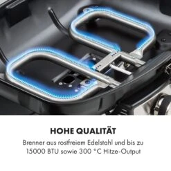 Parforce Duo 2 Gasgrill Brenner 4,4kW 15000BTU 300°C Schwarz -Einrichtungsgeschäft 10033296 de 0005 logo