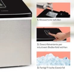 Clearcube Eiswürfelmaschine Klareis 13kg/24h Edelstahl Schwarz -Einrichtungsgeschäft 10033350 de 0004 usp