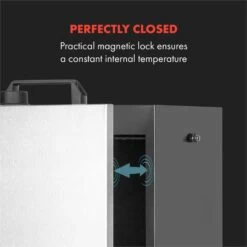 Flintstone Steel Räucherofen 1600 W Integriertes Thermometer Edelstahl -Einrichtungsgeschäft 10033372 yy 0005 logo Klarstein Flintstone Steel Raeucherofen Edelstahl