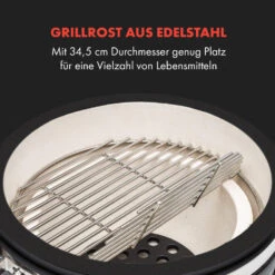 Queensize Kamado Grill Thermometer Abnehmbare Seitenteile Schwarz 12 Queensize Kamado Grill Thermometer Abnehmbare Seitenteile Schwarz -Einrichtungsgeschäft 10033377 de 0003 logo