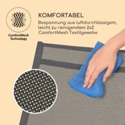 Almeria Klappstuhl 2er-Set 56,5 X 107 X 68 Cm ComfortMesh Aluminium -Einrichtungsgeschäft 10033400 de 0009 logo