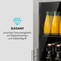 Beersafe 7XL Kühlschrank 242 Liter 5 Böden Panoramaglastür Edelstahl -Einrichtungsgeschäft 10033436 de 0005 logo