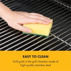 Beef Brisket Smoker Grill Holzkohlegrill/Smoker Edelstahl-Grill Mobil -Einrichtungsgeschäft 10033460 yy 0007 logo Klarstein Beef Brisket Smoker Grill schwarz