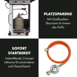 Gazooka 2.0T Gas BBQ Grill 2x3kW Brenner Edelstahl -Einrichtungsgeschäft 10033532 de 0005 logo